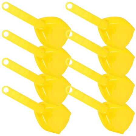 PBPBOX 8Pcs Beach Shovels Plastic Sand Scoops Multifunctional Safe Material for Outdoor