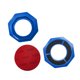 thumbnail image 1 of Soporte para almohadilla de lijado para bolas de boliche, mantenimiento de superficies, compacto, estable y portátil. azul, 1 of 7