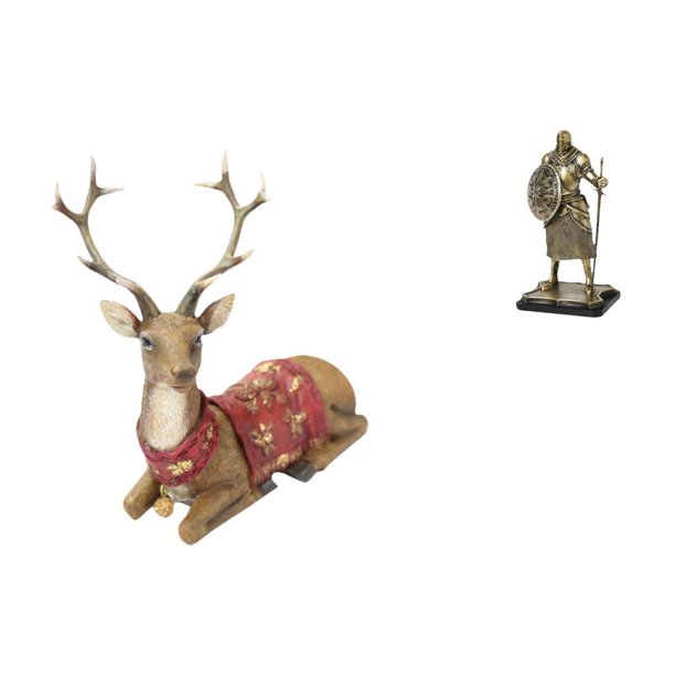 Figuras de renos,Figuras de reno,alce,ciervo,estatua,decoración del hogar,Figura de escritorio,Estatua de caballero,arte,artesanía,coleccionable,escritorio,oficina,Figura decorativa,pieza de