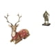 thumbnail image 1 of Figuras de renos,Figuras de reno,alce,ciervo,estatua,decoración del hogar,Figura de escritorio,Estatua de caballero,arte,artesanía,coleccionable,escritorio,oficina,Figura decorativa,pieza de, 1 of 8