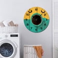 thumbnail image 7 of ZXCXRQFa Colorful Wooden Coffee Cup Wood Wall Clock Silent Non-Ticking Kitchen Desk Clock Battery Operated Analog Decorative Round Clocks 10 in Garden Home Decor, 7 of 7
