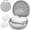 Gray, variant on ProCase Hard Case for New AirPods Max, Travel Carrying Headphone Case with Silicone Earpad Cover & Mesh Pocket, AirPods Max Protective Portable Storage Bag -Grey
