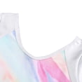 thumbnail image 5 of Kid Girls Gymnastic Leotard Long Sleeve Color Gradient Sparkly Ballet Dance One Piece Outfit, 5 of 10