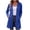 L0057 Dark Blue, variant on Women's Long Hooded Jacket with Zipper Opening Long Sleeve Solid Color Versatile Autumn Wear with Pockets
