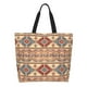 thumbnail image 1 of Disketp Traditional Tribal Aztec Bolsa Tote Estampada para Mujer, Bolso de Hombro y de Mano para Compras y Viajes, 1 of 6