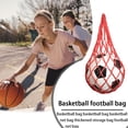 thumbnail image 2 of Bolsa de red de fútbol Bolsa de red de nailon para llevar pelota malla para voleibol baloncesto fútbol ​​funda para fútbol JShteea El nuevo, 2 of 7