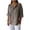 Beige Womens Linen Gauze Tops, variant on 3/4 Sleeve Cotton Linen Shirts for Women,Plus Size Gauze Top with Buttons,Lightweight Breathable Pullover Blouse Holiday Vacation S-5XL