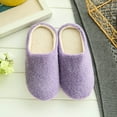 thumbnail image 5 of AXXD Womens Slippers Size 7 Solided Fashion Slippers Purple Vacation, 5 of 9