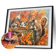 thumbnail image 4 of Diamond Painting 5D Cgtredaw Kit de Rhinestone Squirrel Bird Full Round Drill, 4 of 9