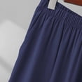 thumbnail image 5 of Pafei Tyugd Lounge Pants for Men Big and Tall Soft Cozy Pajama Pants with Pockets Loose Fit Cozy Straight Leg Solid Color Casual Pants 2026 Navy 4XL, 5 of 7