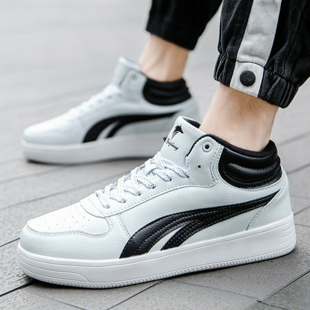 

Men‘s Trendy Lightweight Breathable Casual Lace Up Sneakers Couple Skate Shoes