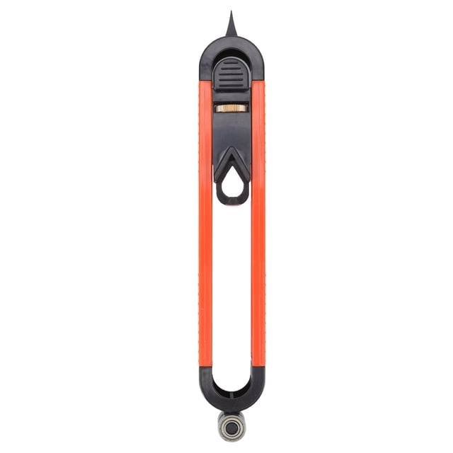 HERRAMENTA DE TRAZADO DE CALIBER DE CONTONO, REGLA DE TRAZADO DE PERFIL AJUSTABLE, DURADERA PARA CORTAR AZULEJOS Y ALFombras, ABS ABS ABS