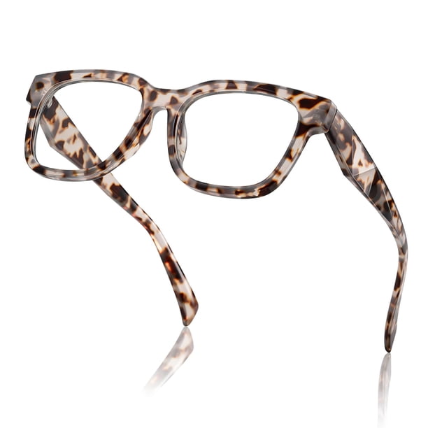 Gafas que bloquean la luz azul, kimorno, montura cuadrada, gris Demi