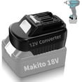thumbnail image 1 of Makita18V a Makita - Adaptador de batería de iones de litio de 12V, para herramientas eléctricas inalámbricas Makita 10.8V12V, adaptador para Makita BL1830 BL1850 convertir a Makita BL1016 BL1021B, 1 of 7
