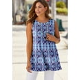 thumbnail image 4 of Jessica London Women's Plus Size Stretch Knit Sleeveless Swing Tunic, 4 of 6