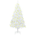 thumbnail image 6 of vidaXL Artificial Pre-lit Christmas Tree with Thick Branches White 59.1", 6 of 10