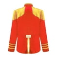 thumbnail image 3 of Aislor Kids Boys Girls Hippie Disco Long Sleeve Tassels 1960s British Pop-Star Jacket Red 12, 3 of 7