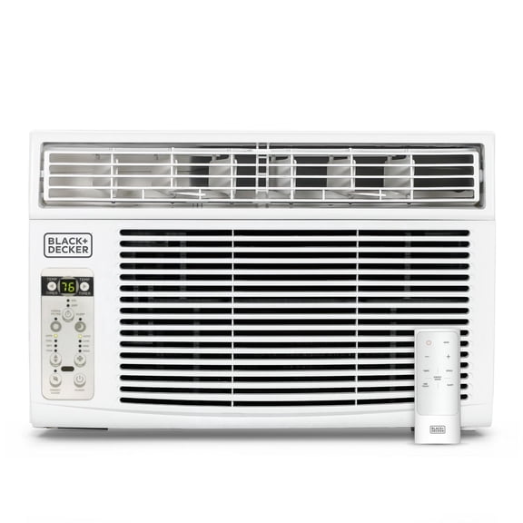 BLACK+DECKER BD10WT6 Window Air Conditioner with Remote Control, 10000 BTU, Cools Up to 450 Square Feet, White