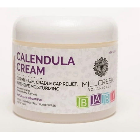Mill Creek Botanicals Baby Calendula Cream For Diaper Rash - 4 Oz