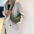 thumbnail image 4 of Bolso Masa Bolso Bandolera Correa Ajustable Bolso Compras Pana (verde), 4 of 9