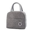 thumbnail image 3 of 1pc Insulated Lunch Bag, Insulation Bento Pack, Aluminum Foil Rice Bag, Meal Pack, Ice Pack, Student Bento Lunch Handbag, Insulation Bag, Lunch Box Bag, 3 of 5