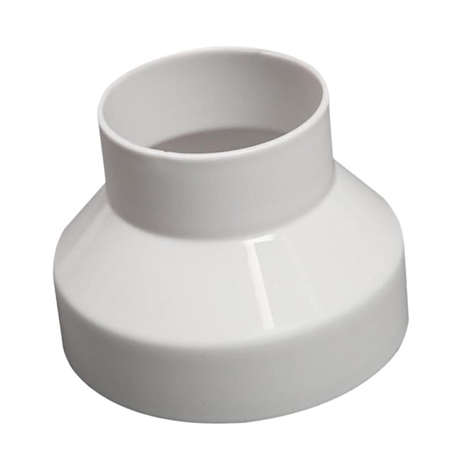 Adaptador de conducto de aire, accesorio de tubería de 100mm a 75mm para apartamento en sótano, duradero