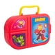 thumbnail image 2 of Contenedor Lunch Box Plástico, Diseño Iron Friends Marvel, 3 Divisiones con Cierre de Clip, Libre de BPA, Color Rojo, 2 of 4