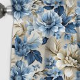 thumbnail image 3 of Designart "Victorian Coastal Tranquility: Classic Pattern VIII" Floral Blackout Curtain Panels, 3 of 4
