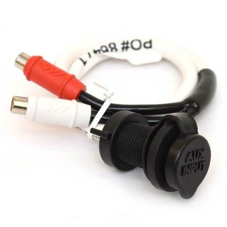 Chaparral Boat Aux Input Cable 44.00077 | 21 Inch White