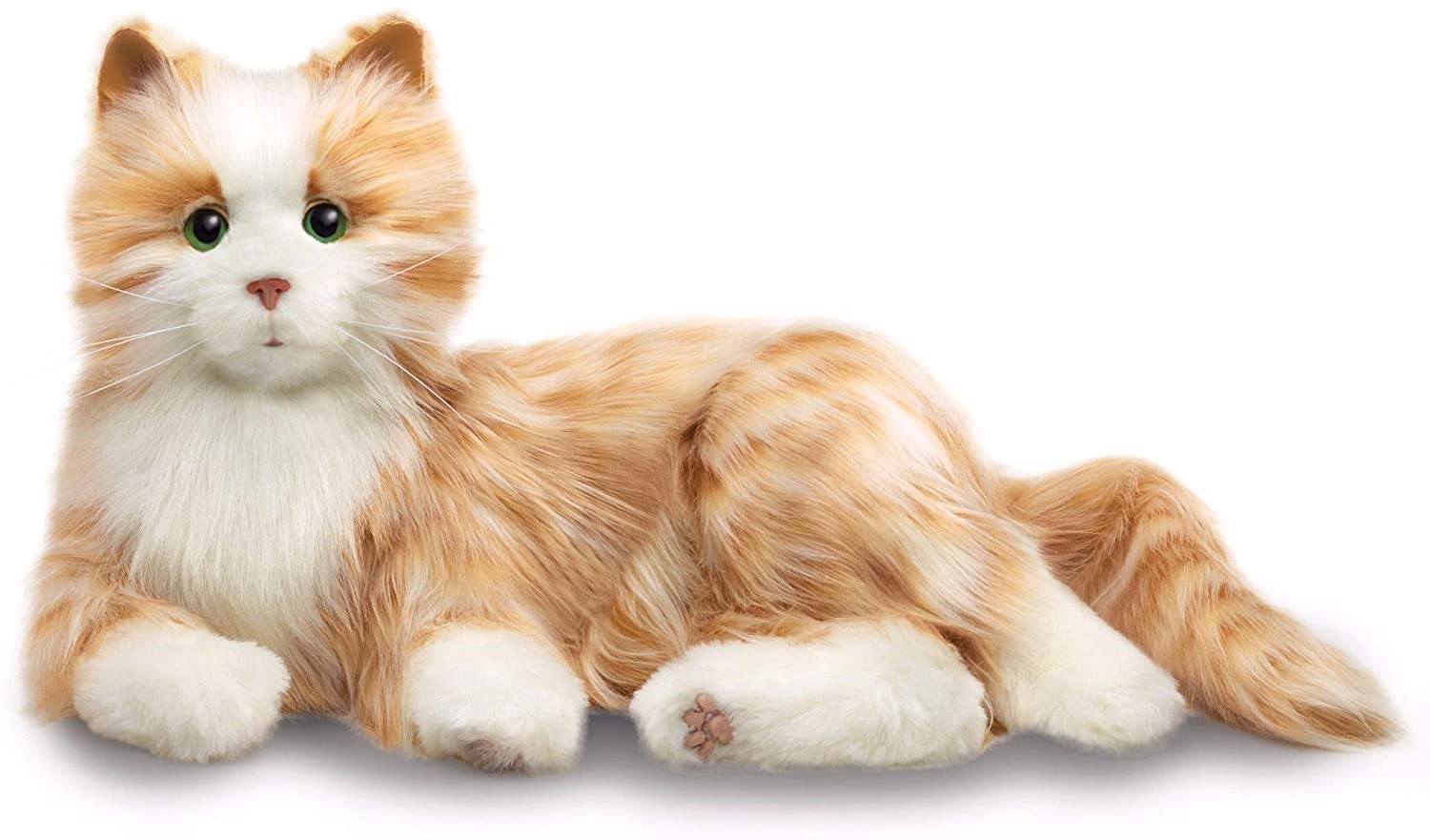 Joy For All Orange Tabby Cat Interactive Companion Pets Realistic Lifelike Walmart Com Joy For All Orange Tabby Cat Interactive Companion Pets Realistic Lifelike Walmart Com