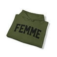 thumbnail image 4 of Femme Pride 70s Retro Hoodie, Gifts, Hooded Sweatshirt, 4 of 4