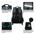 thumbnail image 4 of FORMRS Kids School Backpack Elementary Student Unisex Travel Bookbag with Reflective Stripes, Dark Star Map, 4 of 7