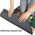 thumbnail image 3 of Pioneer Flower Floral Print Pattern Hot Yoga Mat Towel Non Slip for Hot Yoga - Quick-Drying Yoga Mat Cover with 4 Corner Pockets with Travel Bag - Hot Yoga Towel Non Slip 70"x26", 3 of 6