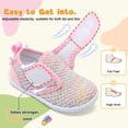 thumbnail image 4 of JOINFREE Baby First Walk Shoes Boys Girls Infant Crib Shoe Toddler Barefoot Shoes, 4 of 7