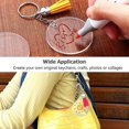 thumbnail image 3 of Keyring Attachments Acrylic Keyring Blanks for Diy Activities Assorted Color Accessories with Tassels 120Pcs, 3 of 5