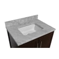 thumbnail image 6 of California 30" Bathroom Vanity with Chocolate Cabinet and Carrara Marble Top, 6 of 6