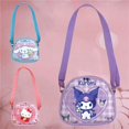 thumbnail image 2 of Mochila de Anime Sanrio para niña, bolso de hombro Kawaii de Hello Kitty, My Melody, Cinnamorol, Kuromi, Pu, cuadrado, dibujos animados, regalo de moda, 2 of 4