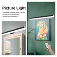 thumbnail image 2 of Wireless LED Picture Light, Rechargeable Remote Control 3color Dimming 22in Picture Lights For Home Hotel Restaurants Wall Decor ,Adjustable Lighting Angle, 2 of 7