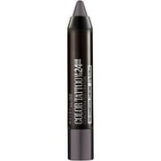 Maybelline Eyestudio Color Tattoo Concentrated Crayon, Audacious Asphalt, 0.08 Oz