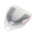 thumbnail image 3 of Double Colour Mouth Guard Basketball Sports Taekwondo Boxing Teeth Protector Guard with Case for Junior AdultsBlack Red, 3 of 4