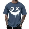 thumbnail image 2 of Men's Graphic Tees Printed Casual Summer Tee Tops Short Sleeve T-Shirts Fashion Tees, 2 of 7