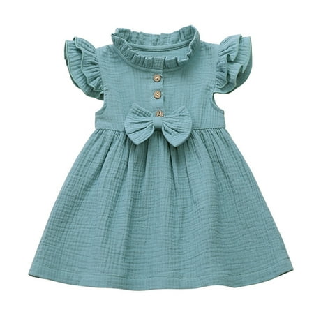 

TAIAOJING Girls Dress Clothes Baby Formal Tutu Set Dress+Headband Bowknot Princess Wedding Lace Party Party Dresses 80 90 100 110 120