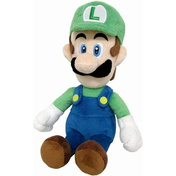 Luigi Stuffed Plushie Stuffed Toy from The Hit Video Game! Super Mario Bros