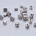 thumbnail image 4 of PH 500pcs Column Spacer Beads 10 Style Tube Metal Spacers Silver Beads Tibetan Alloy Spacers Jewelry Loose Beads for Beaded Garden Decor Bracelet Necklace Jewelry Making Hole 1~4mm, 4 of 9