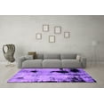 thumbnail image 3 of Ahgly Company Indoor Rectangle Abstract Purple Modern Area Rugs, 8' x 10', 3 of 4