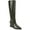 Olive Leather, variant on Franco Sarto Womens Estella Leather Pointed Toe Knee-High Boots