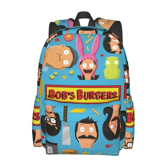 Bob's Bur-Ger Backpack Lightweight Casual Backpacks Bags Book Travel Hiking Camping Work 16.9 Inch