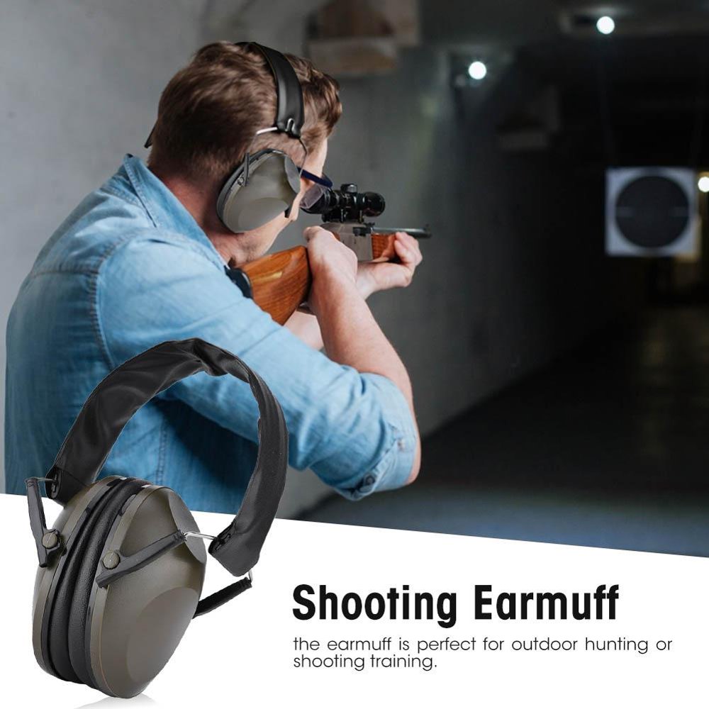 LYUMO 1PCS Shooting Earmuffs Antinoise Sports Hunting Hearing