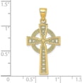 thumbnail image 3 of Solid 10k Yellow Gold Iona Cross Pendant - 34mm, 3 of 5