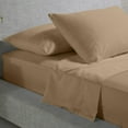 thumbnail image 2 of RV Cotton Sheets, 4 PC RV Camper/Bunk/Truck Sleeper Cot Sheets, 8 To 10 Inch Deep Pocket, Fully Elasticized & 100% Egyptian Cotton Sheets - Taupe Solid, RV Full-XL, 400 Thread Count., 2 of 6